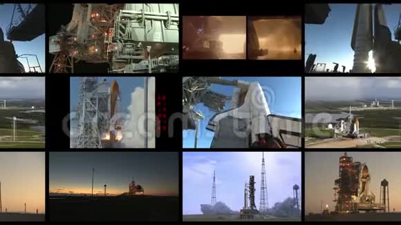 太空旅行的概念美国宇航局提供的一些元素视频的预览图