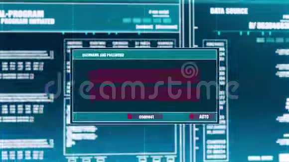 76屏幕上数字安全警报的安全访问警告通知视频的预览图