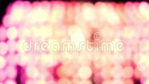 粉红色抽象的背景从泰国兰纳灯笼在晚上义蓬节庆祝概念视频的预览图