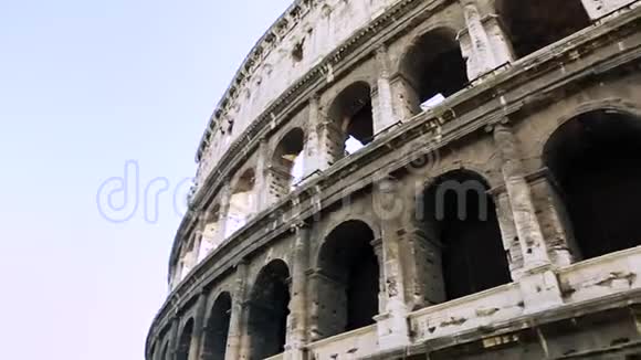 意大利罗马竞技场特写意大利首都古代圆形剧场体育馆最受欢迎的视频的预览图