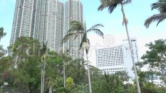 尖沙咀九龙公园酒店大厦高层视频的预览图
