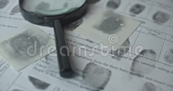 指纹卡和放大镜在运动中关闭CSI视频的预览图
