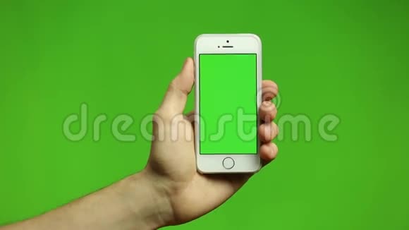 屏幕上的智能手机轻触式滑手手势视频的预览图