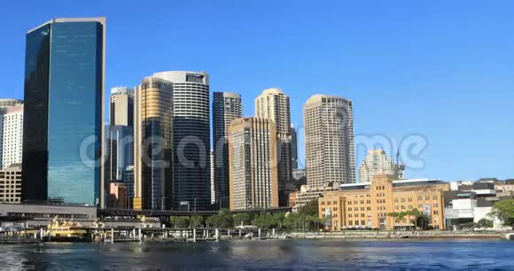 美丽的4K日澳大利亚悉尼天际线视频的预览图