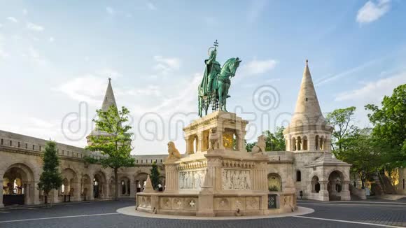 匈牙利布达佩斯斯蒂芬一世铜像视频的预览图