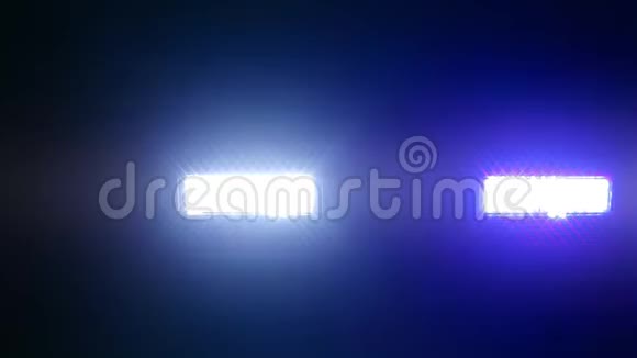 警察西伦灯闪烁视频的预览图