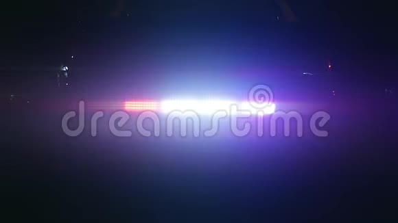 警察西伦灯闪烁视频的预览图