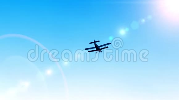 飞机安东诺夫AN2传奇飞机下降伞兵在地面视频的预览图
