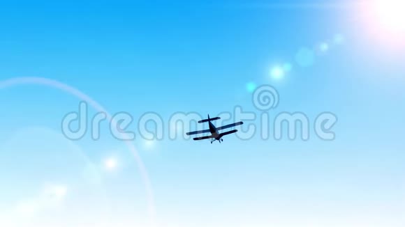飞机安东诺夫AN2传奇飞机下降伞兵在地面视频的预览图