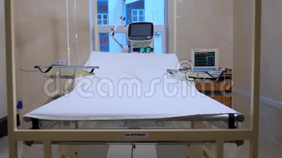 有空床的病房医疗改革重新开始免费的医学概念院内急救室视频的预览图