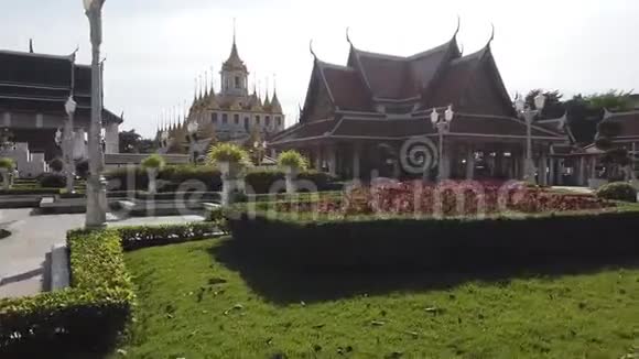 泰国曼谷的罗哈普拉萨特金属宫庙视频的预览图
