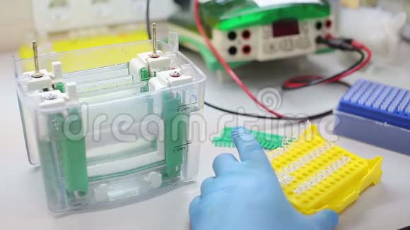 实验室工作场所进行DNA检测视频的预览图
