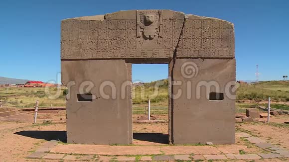 玻利维亚拉巴斯提瓦纳库太阳之门视频的预览图