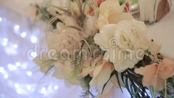 结婚花装饰视频的预览图