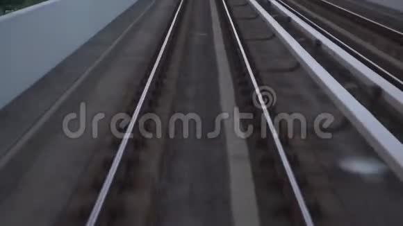 韩国釜山4K点地铁列车地铁列车视频的预览图