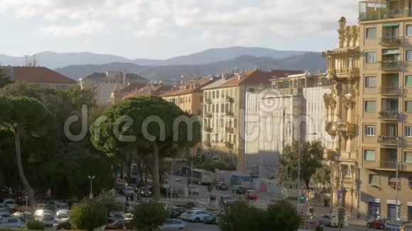 萨沃纳城市景观在明亮的阳光下意大利视频的预览图