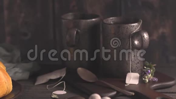 复活节彩蛋和茶视频的预览图