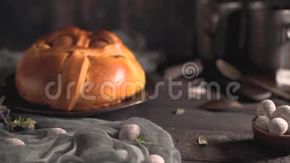 复活节彩蛋和茶视频的预览图