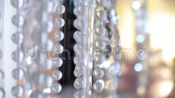 珍珠珠饰装饰婚礼晚会视频的预览图