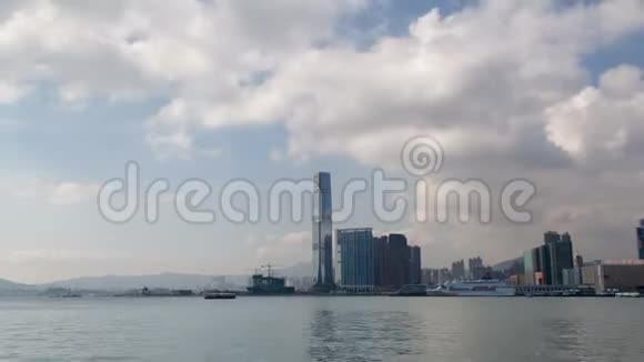 香港城市时间流逝中国放大视频的预览图