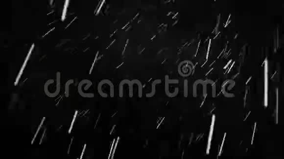 夜间降雪暴雪视频的预览图