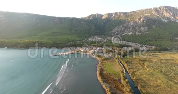 雅卡航空景观和城市景观土耳其视频的预览图