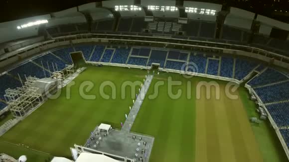 纳塔尔市的竞技场达斯杜纳斯足球体育场的空中景观里奥格兰德的首都视频的预览图