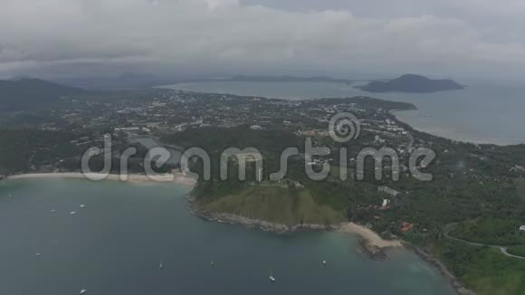泰国普吉岛热带海岸4K无人机飞行视频的预览图