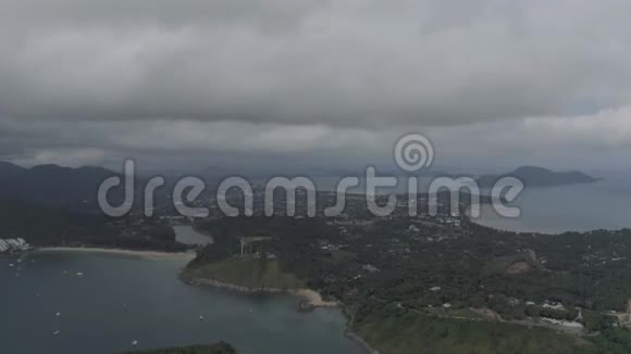 泰国普吉岛热带海岸4K无人机飞行视频的预览图