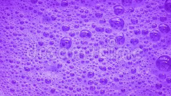 紫色泡沫与气泡弹出视频的预览图