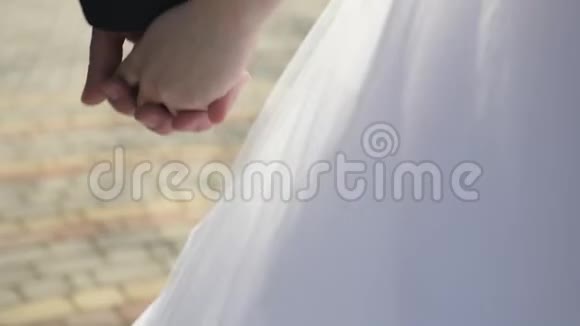 新娘和新郎牵手视频的预览图