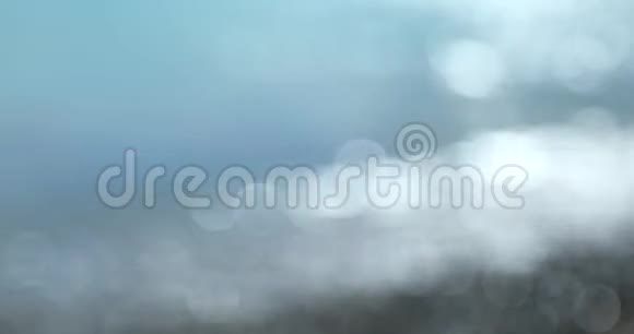 五彩斑斓的抽象白海水环视频的预览图