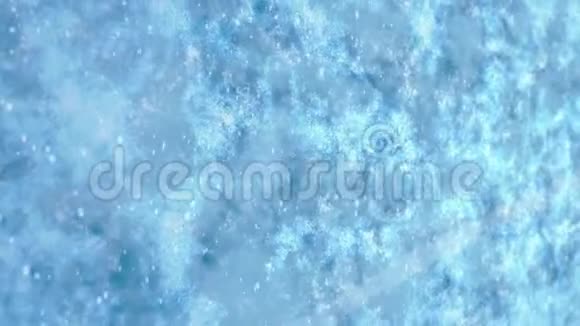 降雪冰面背景概念圣诞节新年快乐动画3D渲染视频的预览图