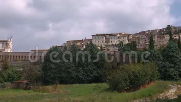 圣弗朗西斯全景意大利翁布里亚阿西西视频的预览图