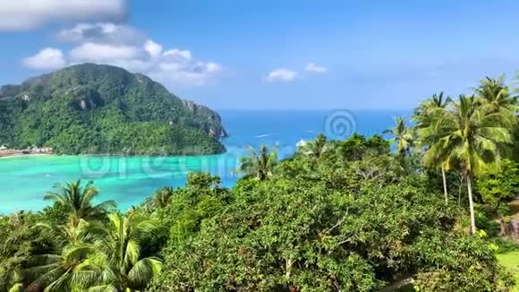 天堂岛从泰国角度看PhiphhiDon岛全景视频的预览图