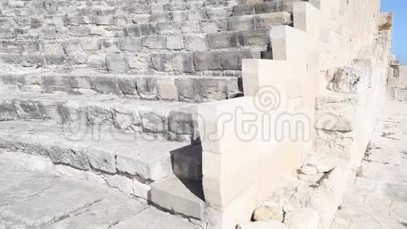 塞浦路斯Kourion考古遗址剧院视频的预览图
