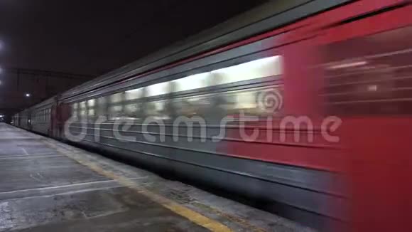 高铁客运列车铁路线路视频的预览图