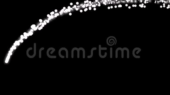 白色亮片粒子效应可用于假日介绍序列视频的预览图