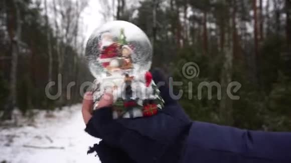 传统的奥地利节日雪球视频的预览图