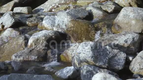 冰川水通过山石排泄视频的预览图