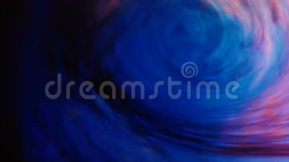 银河漩涡混合油漆漩涡抽象运动视频的预览图