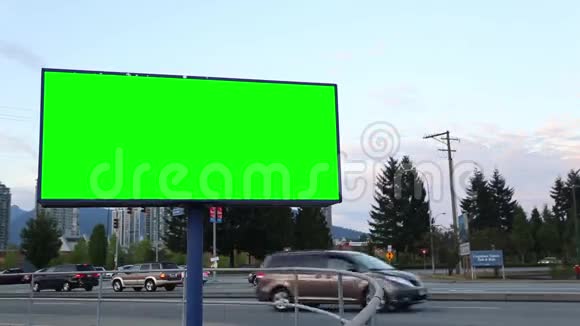你广告的绿色广告牌视频的预览图