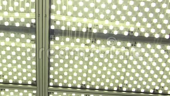 科学室实验室用灯泡或闪光灯照明的实验室照明灯持续科学视频的预览图
