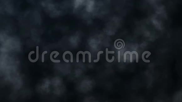 黑色背景高清背景下的全球风暴云视频的预览图