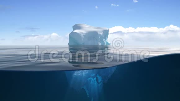 冰川漂浮视频的预览图