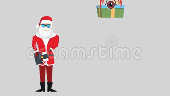圣诞老人和他的无人机视频的预览图