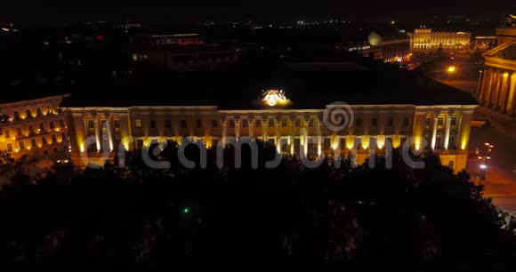 圣彼得堡的夜景俄罗斯视频的预览图