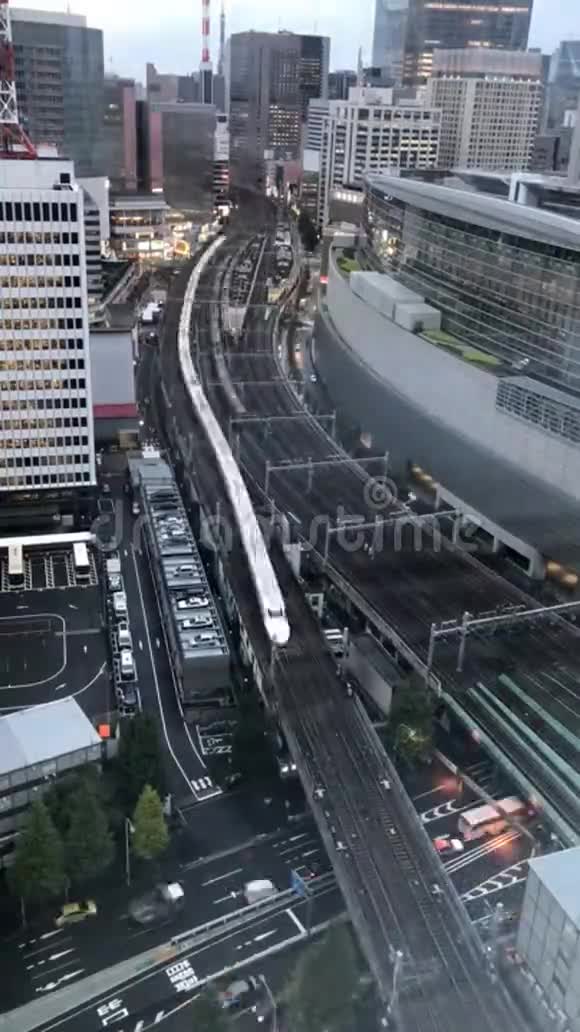 东京市中心火车站附近的时间流逝视频的预览图