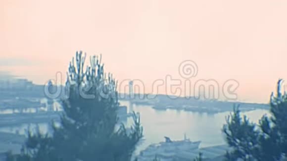 巴塞罗那蒙朱古堡全景视频的预览图