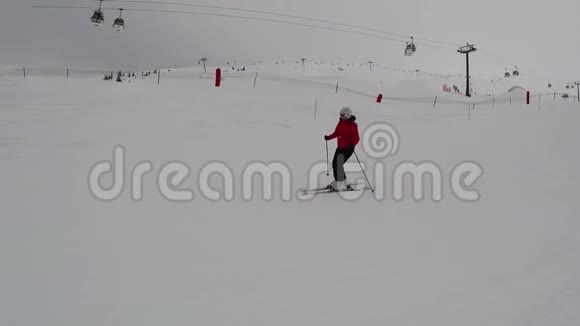 高山滑雪场滑雪场滑雪场滑雪场滑雪场背景视频的预览图